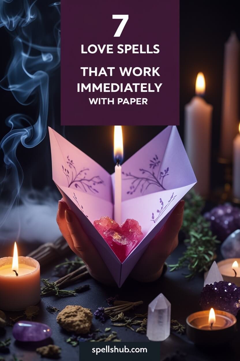 7 Love Spells That Work Immediately With Paper