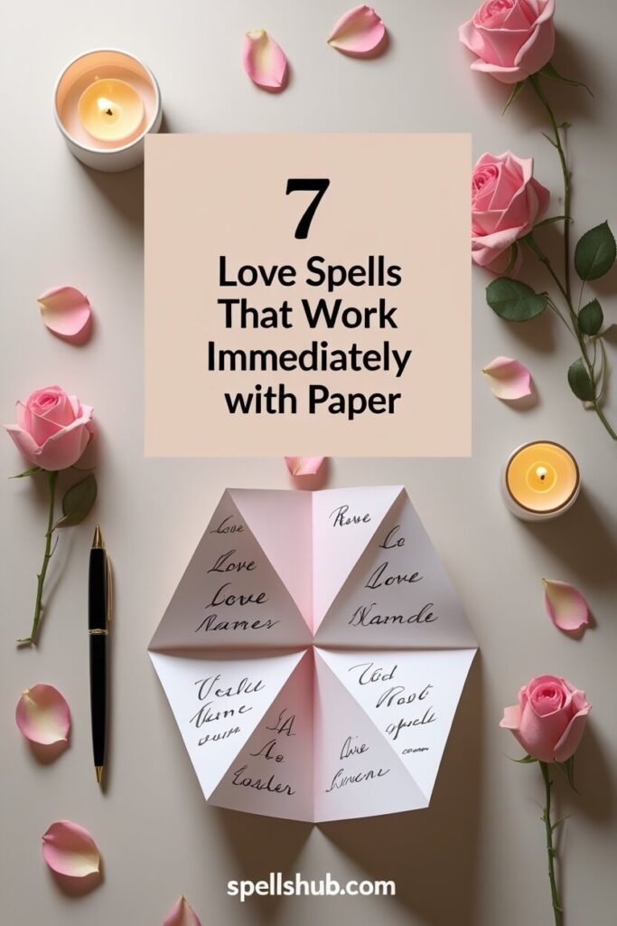 How Fast Do Love Spells That Work Immediately With Paper Manifest