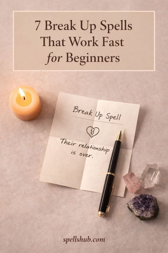 Cast Break Up Spells